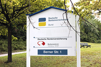 In Würzburg (Bayern) befindet sich das Rechenzentrum der DRV, der zentrale Speicherort alle ELENA-Datensätze.