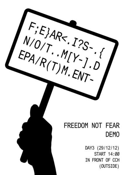 29C3 - fear is not my department!