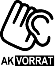 Das offizielle Logo des AK Vorrat